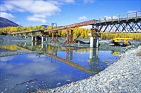 Якутия, мост через реку Аллах-Юнь